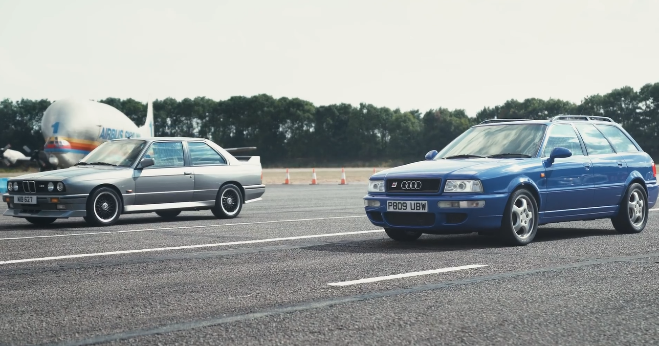 BMW E30 M3 выставили против Audi RS2: видео