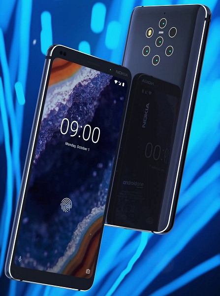 Стала известна стоимость и сроки премьеры флагманского смартфона Nokia 9 PureView с пентакамерой