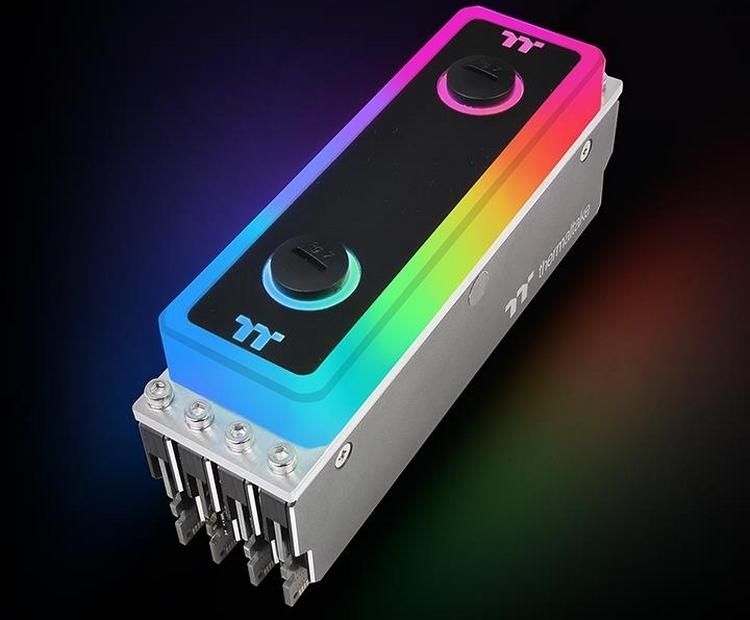 CES 2019: Thermaltake оснастила дебютные модули памяти WaterRam RGB жидкостным охлаждением