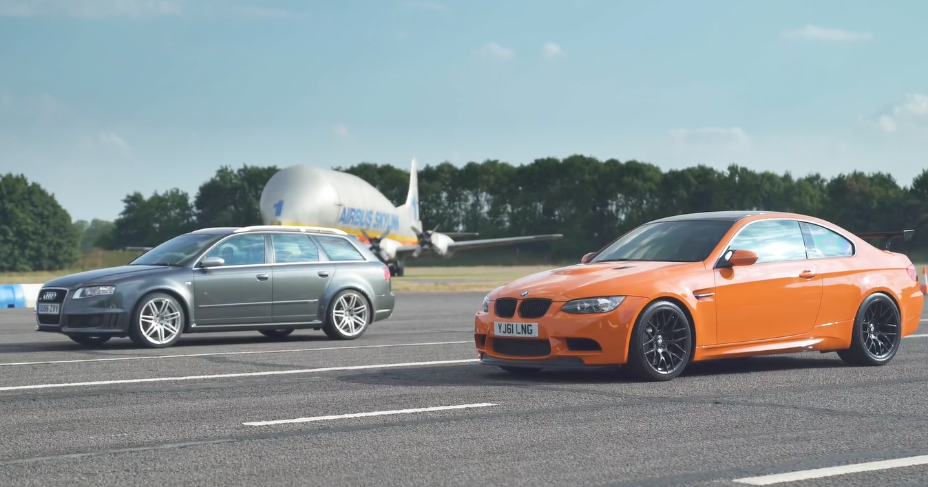 BMW E92 M3 GTS и Audi RS4 B7 сравнили в дрэг-гонке: видео