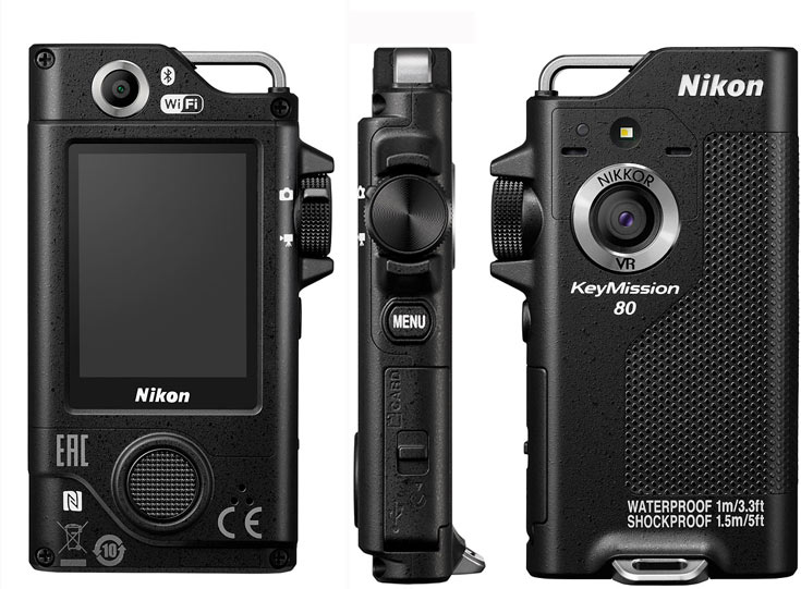 Обновление прошивки позволяет камере Nikon KeyMission 80 заряжаться, если она была выключена при подключении к ПК по USB - 1