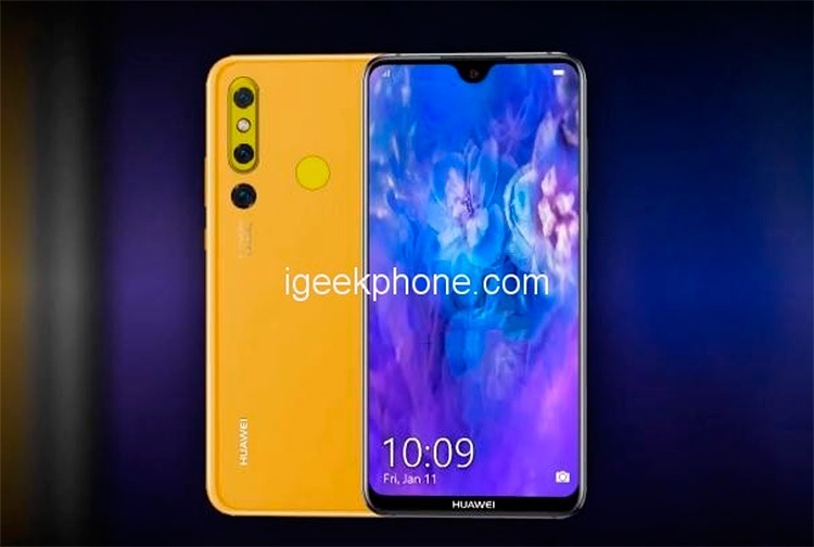 Huawei Nova 4E вместо отверстия в дисплее получит каплевидный вырез