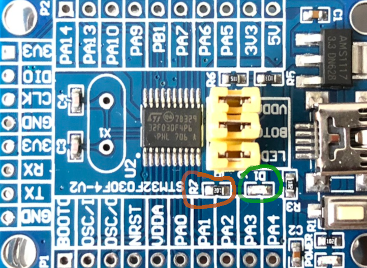 Начинаем изучать микроконтроллеры на примере STM32F030f4p6 - 21