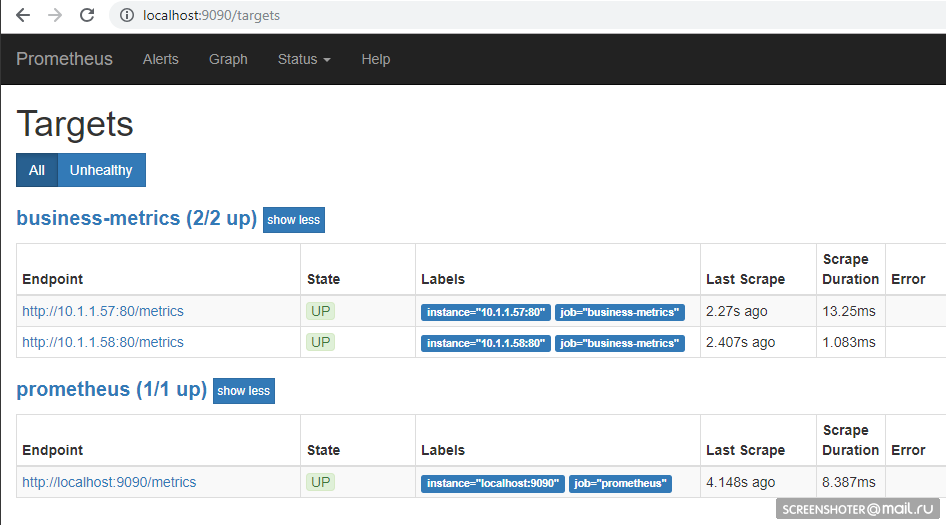 Пробую .NET Core + Kubernetes + appmetrics + prometheus + grafana + jobs + health checks - 11