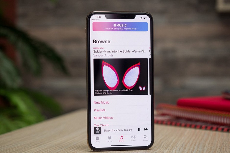 Прошедший квартал стал рекордным для сервиса Apple Music