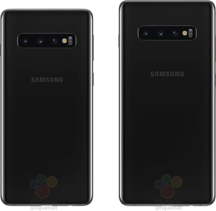 Утечка официальных рендеров со всеми вариантами исполнений Galaxy S10, S10+