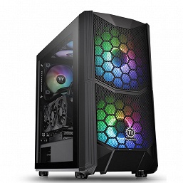 Корпуса серии Thermaltake Commander C комплектуются вентиляторами типоразмера 200 мм с полноцветной подсветкой