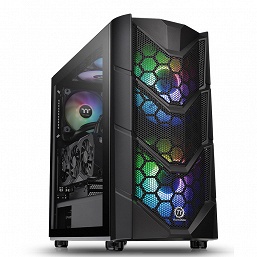 Корпуса серии Thermaltake Commander C комплектуются вентиляторами типоразмера 200 мм с полноцветной подсветкой