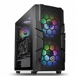 Корпуса серии Thermaltake Commander C комплектуются вентиляторами типоразмера 200 мм с полноцветной подсветкой