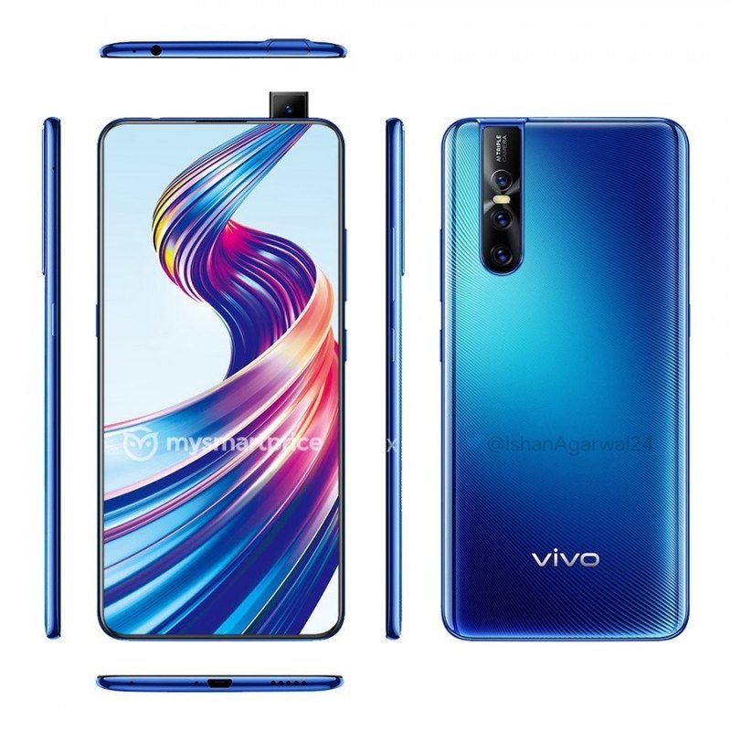 Новый смартфон Vivo V15 Pro показали на качественных рендерах