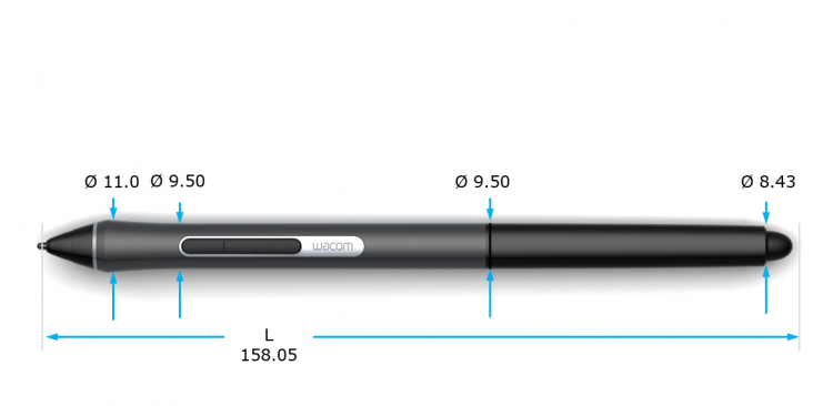 Wacom начала выпуск тонкого цифрового пера Pro Pen slim