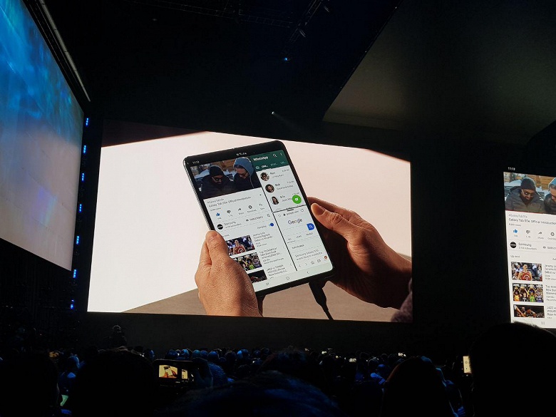 Samsung представила Galaxy Fold – свой первый смартфон с гибким экраном