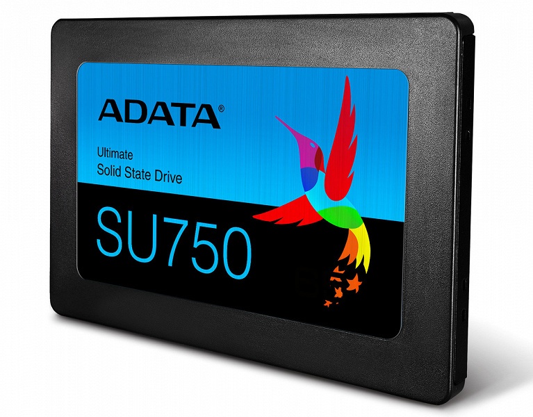 В твердотельных накопителях Adata Ultimate SU750 используется флэш-память TLC 3D NAND