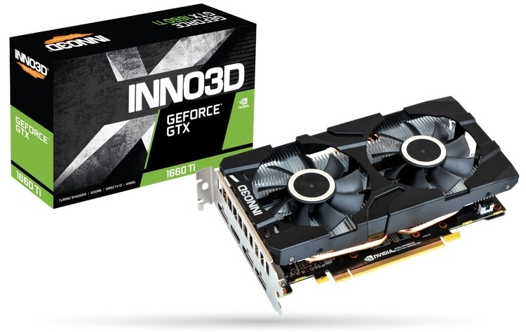 Inno3D представила видеокарту GeForce GTX 1660 Ti Twin X2