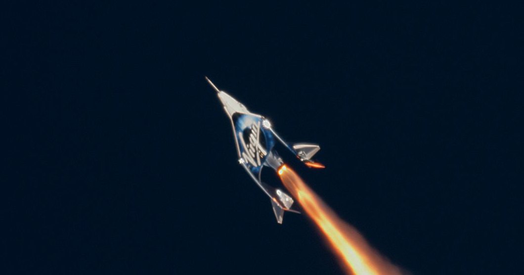 Космоплан VSS Unity совершил первый полет с пассажиром на борту