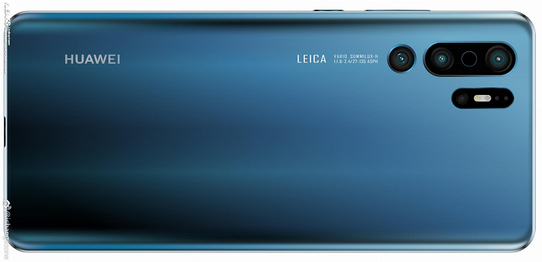 Неуловимый флагман. Подоспел качественный рендер камерофона Huawei P30 Pro 