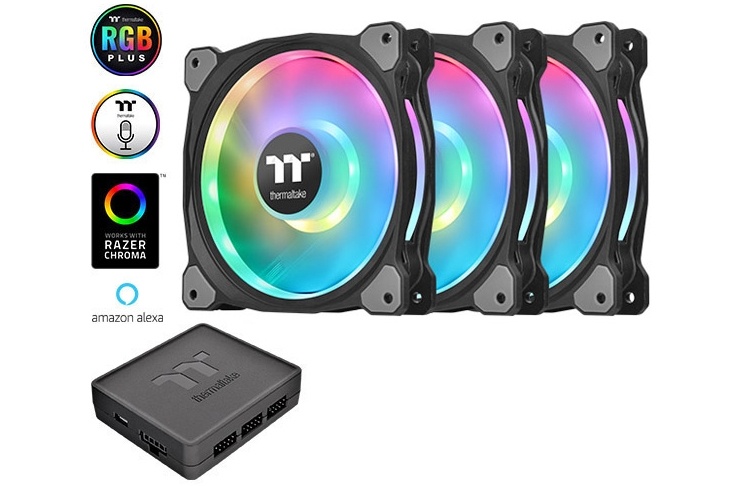 Thermaltake Riing Duo 14 RGB: комплект вентиляторов для радиатора СЖО