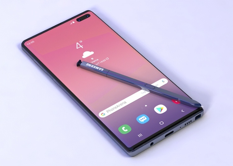 Samsung Galaxy Note 10 на концепт-рендерах: каким будет облик нового фаблета