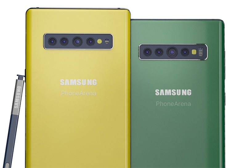 Samsung Galaxy Note 10 на концепт-рендерах: каким будет облик нового фаблета