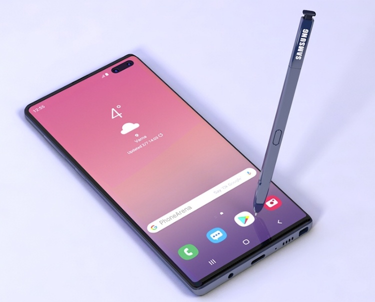 Samsung Galaxy Note 10 на концепт-рендерах: каким будет облик нового фаблета