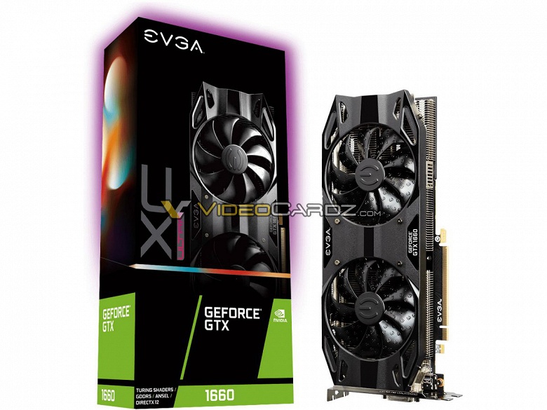 Фотогалерея дня: видеокарта GeForce GTX 1660 в исполнениях EVGA и Gigabyte