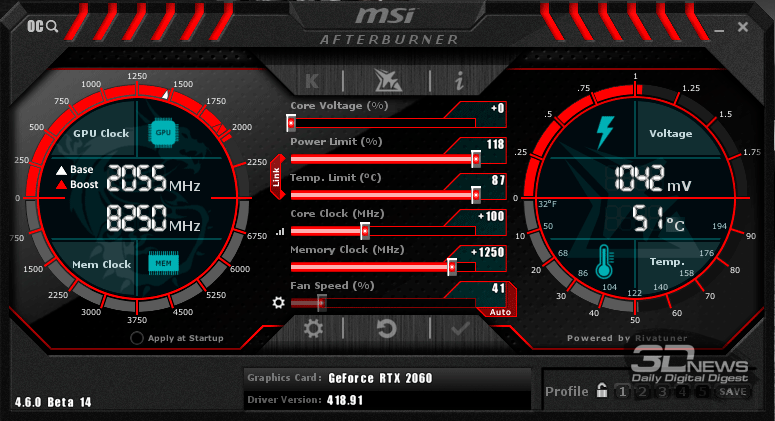 Новая статья: Обзор и тестирование видеокарты Palit GeForce RTX 2060 GamingPro OC