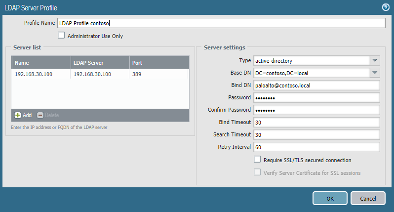 Require ssl. Настройки LDAP. Palo Alto SSL VPN. Как сделать профайл. Пало Альто настройка Branch.