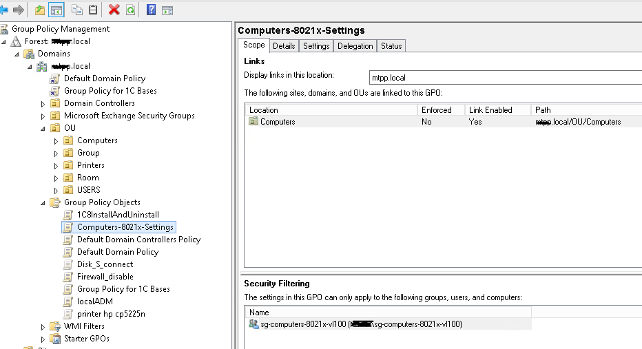 802.1x-Authentication-GPO-Filtering