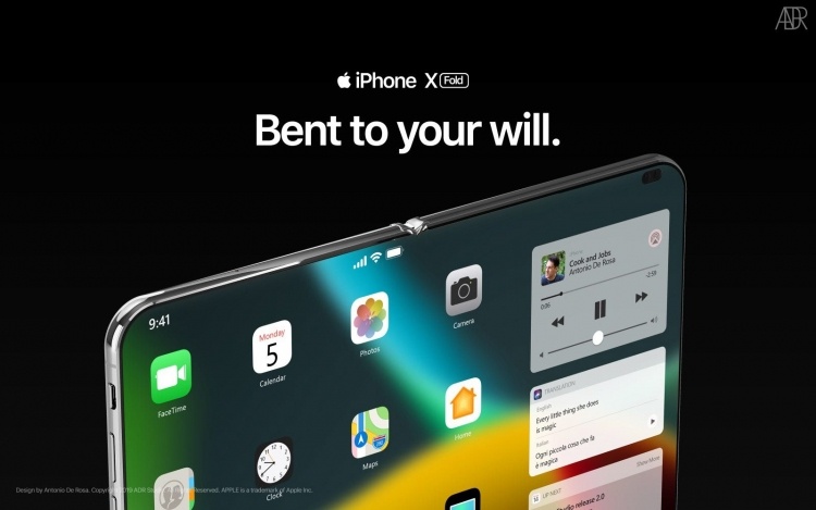 Складной iPhone X Fold глазами дизайнера
