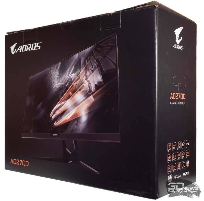 Новая статья: Обзор игрового WQHD-монитора Gigabyte AORUS AD27QD: удачный выход