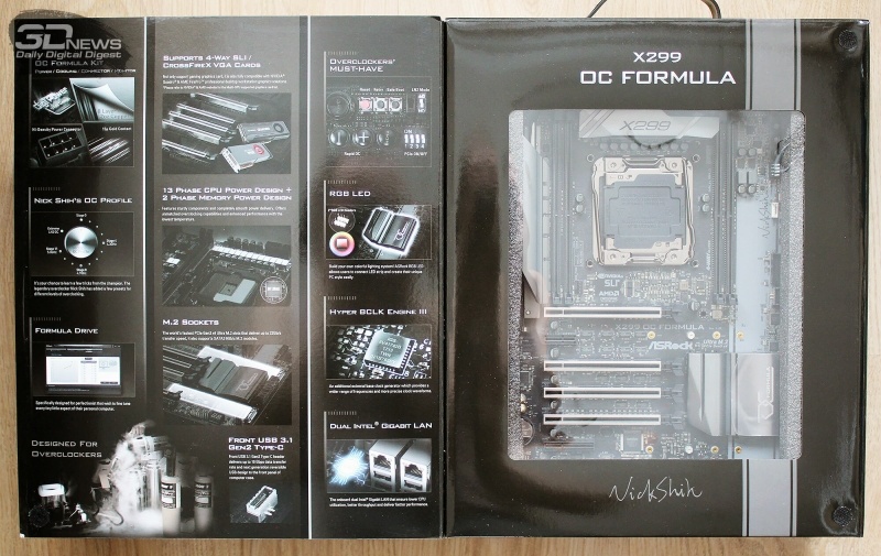 Новая статья: Материнская плата ASRock X299 OC Formula: созданная для разгона