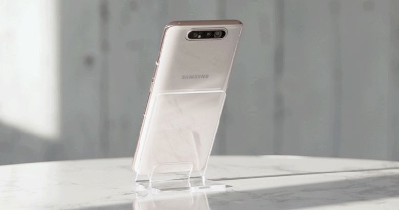 Не только выдвигается, но еще и переворачивается: представлен Samsung Galaxy A80 с камерой-перевертышем, Snapdragon 730 и немалой ценой