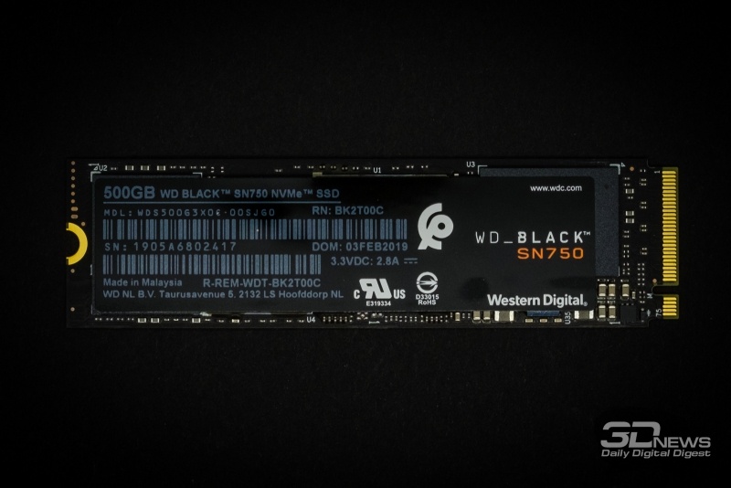 Новая статья: Обзор NVMe SSD-накопителя WD Black SN750: лавировали, да не вылавировали