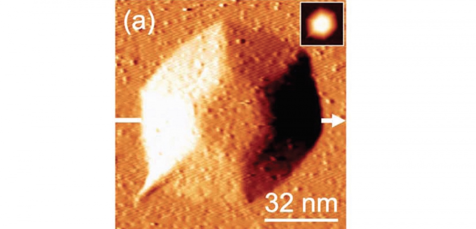 Пирамиды не на Марсе: изучение формы нанокристаллических кластеров под слоем графена - 1