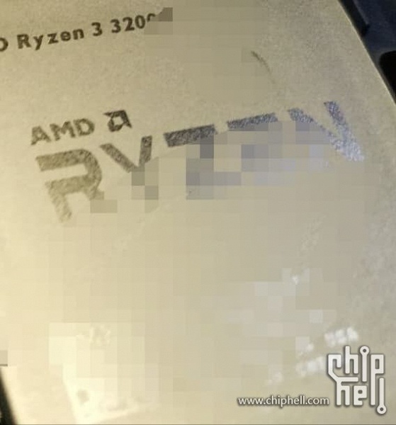 Появилось изображение процессора для настольных ПК AMD Ryzen 3 3200G Picasso