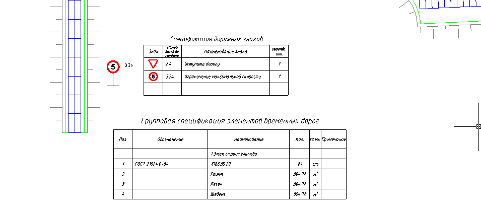 Спдс чертеж. Спецификация элементов СПДС. NANOCAD СПДС стройплощадка. Спецификация на автодорогу. Проект дороги спецификация.