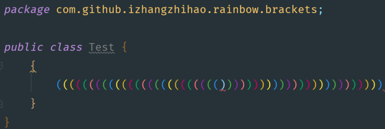 Rainbow Brackets