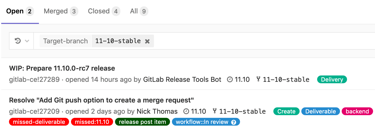 GitLab 11.10 - 13