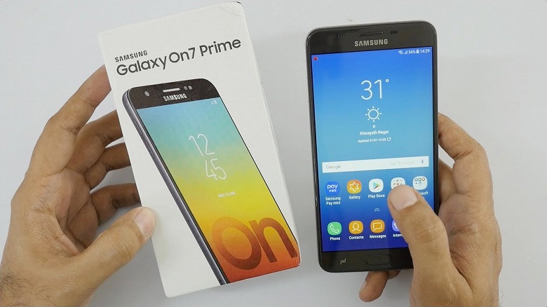 Бюджетный смартфон Samsung Galaxy On7 Prime получил Android 9 Pie и One UI