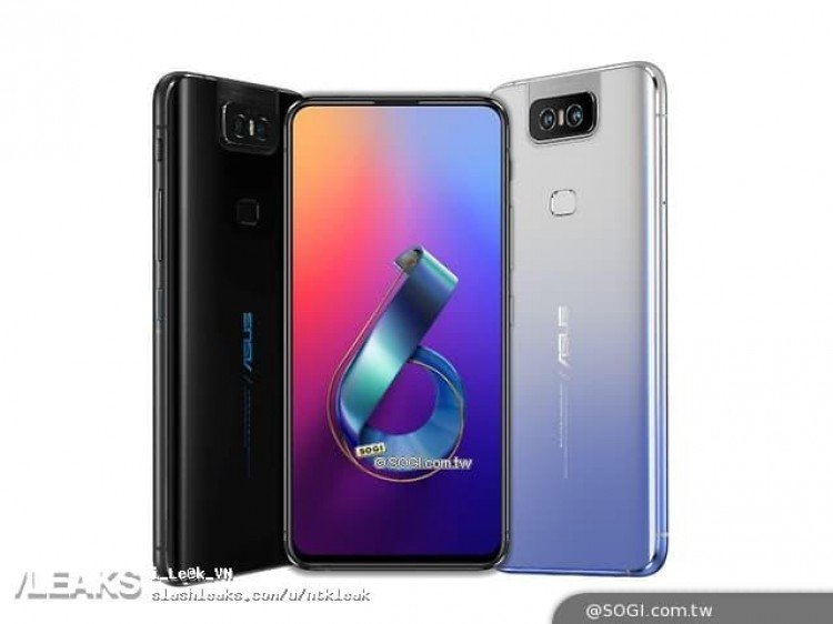 Почти как у Samsung Galaxy A80. Новые изображения Asus Zenfone 6 демонстрируют неожиданную конструкцию камеры