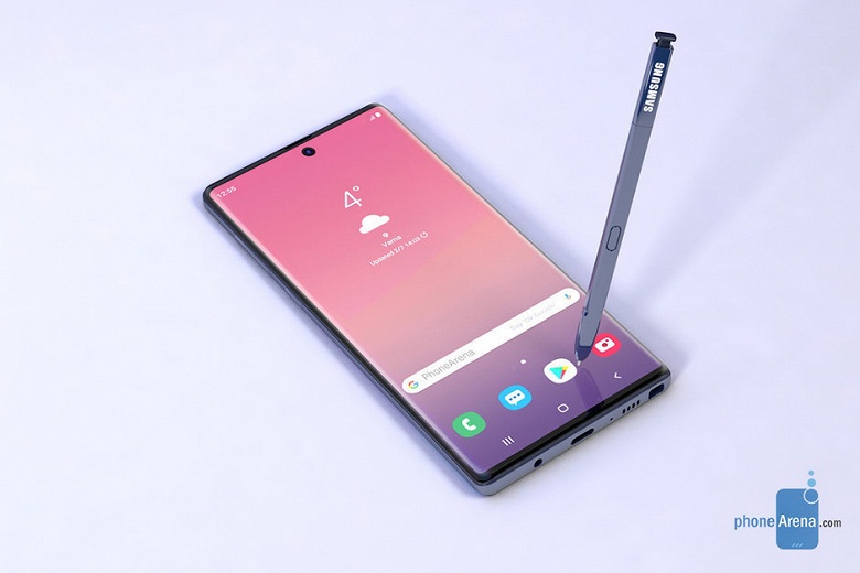 Показаны основные особенности дизайна Samsung Galaxy Note10 и Galaxy Note 10 Pro