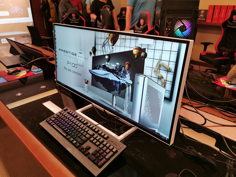 MSI показала новейший монитор PS341WU: диагональ 34 дюйма, разрешение 5120 x 2160 пикселей, HDR600 и охват 98% цветового пространства DCI-P3