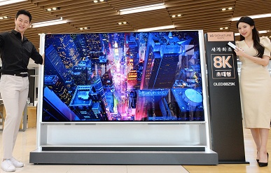 LG начинает продажи первого в мире телевизора OLED 8K