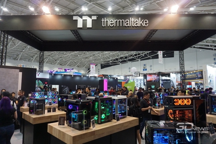 Репортаж со стенда Thermaltake на выставке Computex 2019