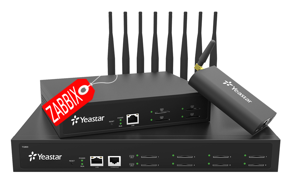 Zabbix: LLD-мониторинг SIM-карт Yeastar TG - 1