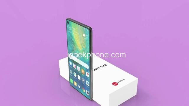 Появились неофициальные рендеры Huawei P40 