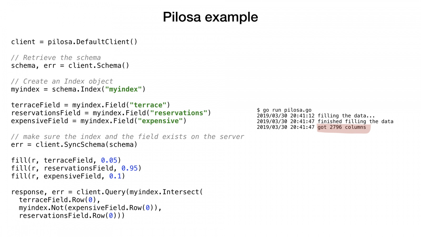 Bitmap indexes in Go: unbelievable search speed - 67