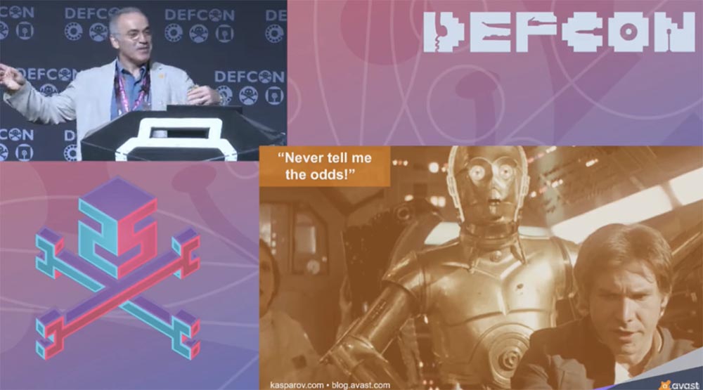 Конференция DEFCON 25. Гарри Каспаров. «Последняя битва мозга». Часть 2 - 5