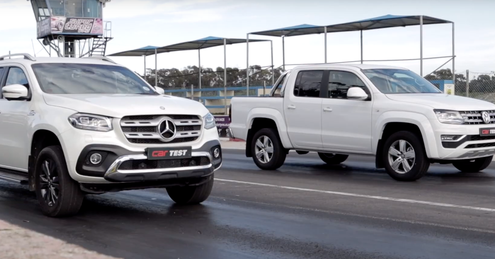 Volkswagen Amarok и Mercedes-Benz X-Class сравнили в дрэг-гонке