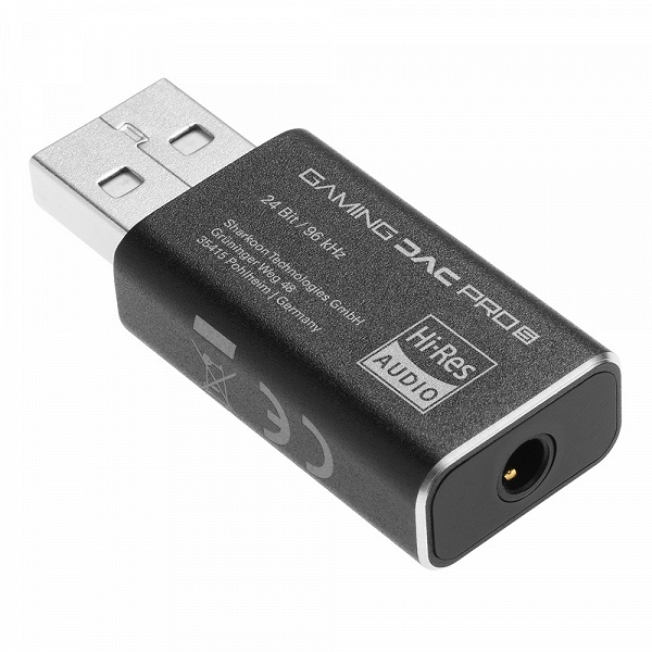 Миниатюрная внешняя звуковая карта Sharkoon Gaming DAC Pro S характеризуется отношением сигнал/шум 100 дБ